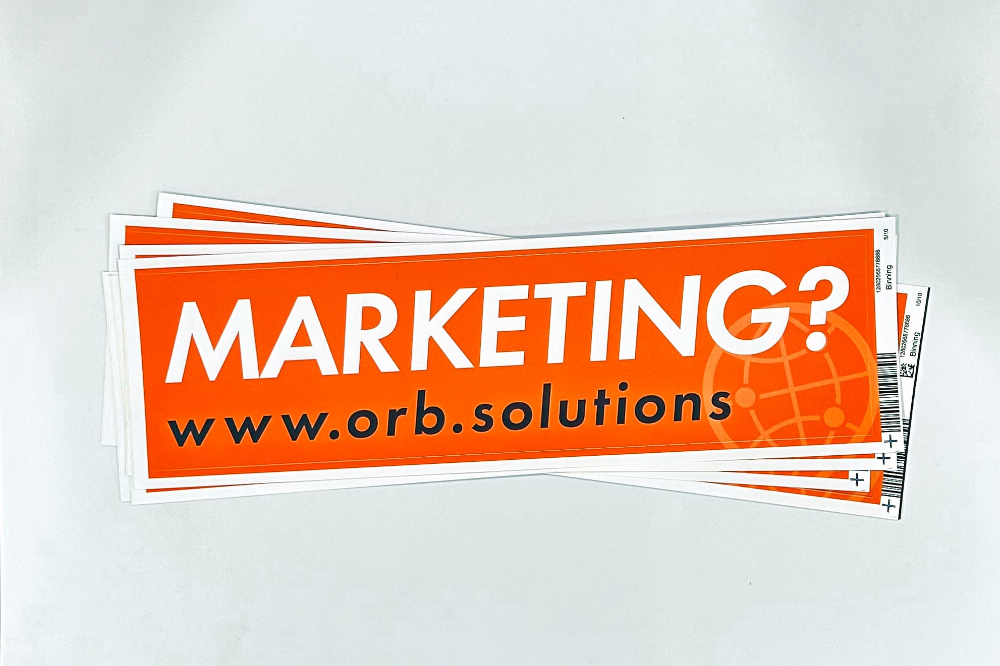 ORB Print Media Marketing MI Bumper Sticker