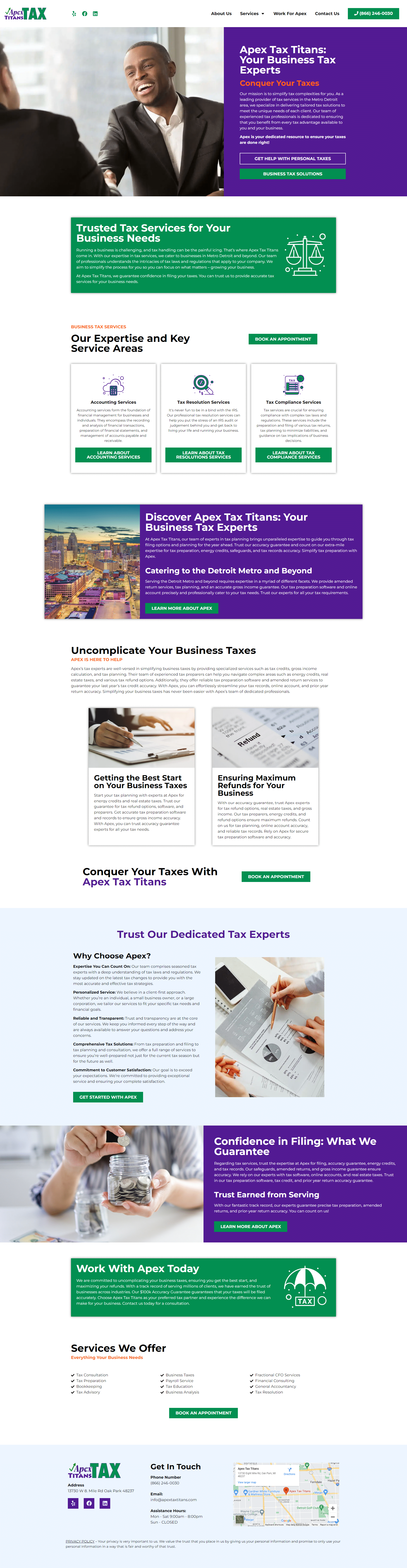 Apex Tax Titans Website
